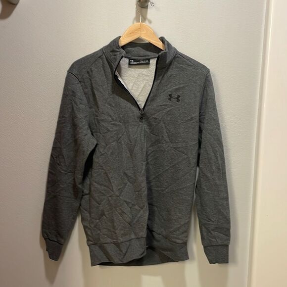 Under Armour woman’s grey half zip sweatshirt - Picture 1 of 10